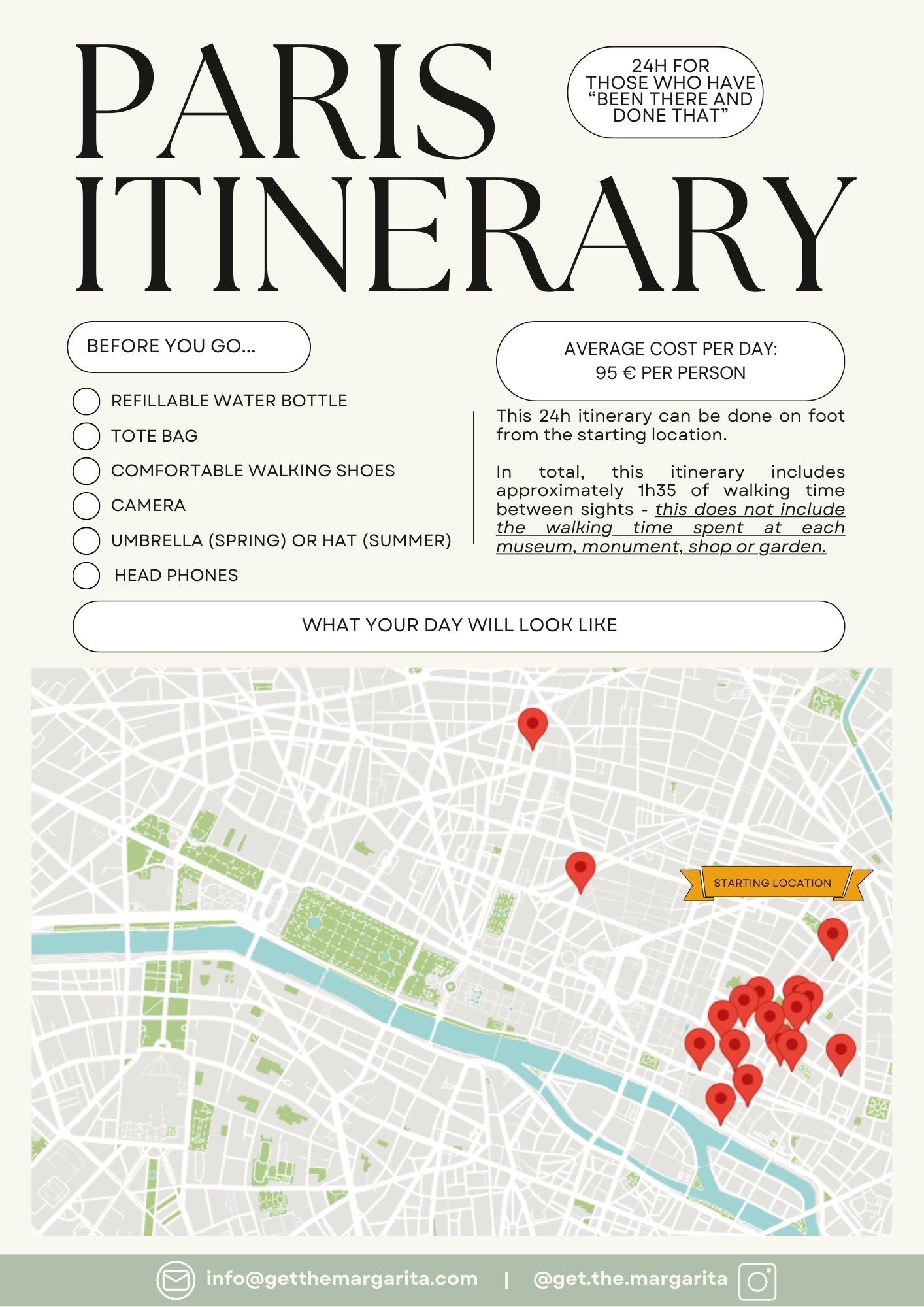 24H Paris itinerary and travel guide (for your second or third time in Paris!)