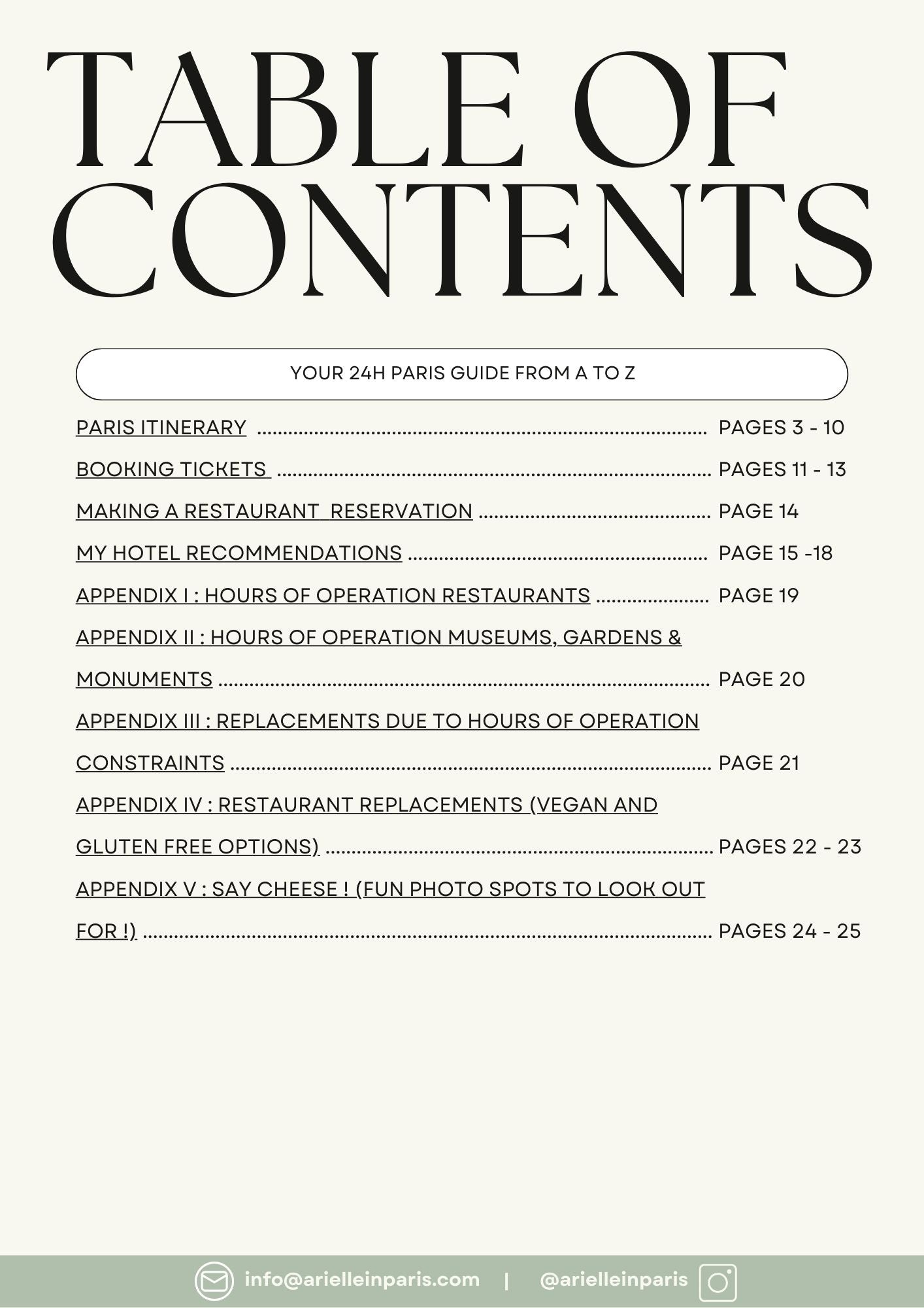 24H Paris itinerary and travel guide (First time in Paris)