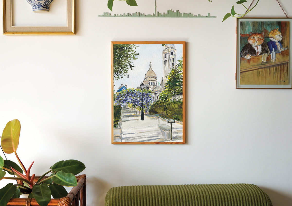 MARCH - Arielle in Paris poster (Basilique du Sacré-Cœur)