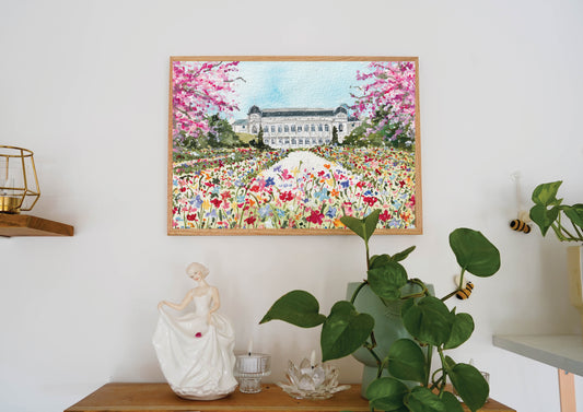 APRIL - Arielle in Paris poster (Botanical gardens)